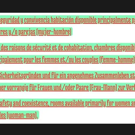 Affittacamere Acogedoras Privadas Zona Costera Wifi